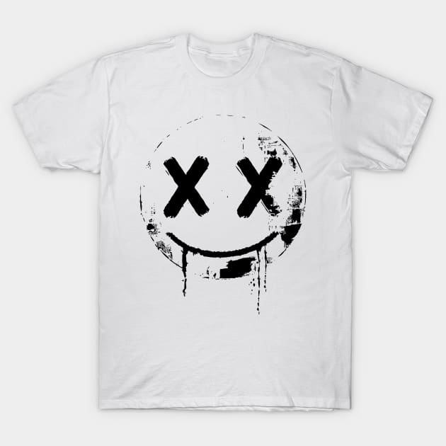 Creepy smiley face T-Shirt by Fun Planet